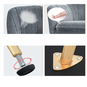 Bilido nhung tựa lưng ghế bành Ghế Vanity ghế Scandinavian khách sạn sang trọng ghế nhà căn hộ nhà hàng đồ nội thất - Product Image 6