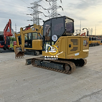 Excavadora Mini Crawler 306CR Usada del 2020, 6 Toneladas, con Motor, Engranaje, Hoja Topadora, Bomba y Rodamientos