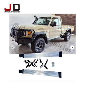 Marchepieds latéraux de sport en alliage d'aluminium JD AUTO pour Land Cruiser série 70 LC76/LC79/FJ79 fixation à vis - Product Image 1