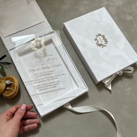 Свадебные пригласительные из акрила с золотой фольгой и дизайном логотипа, на бархатной бумаге, индивидуальные приглашения для девичника и церемонии