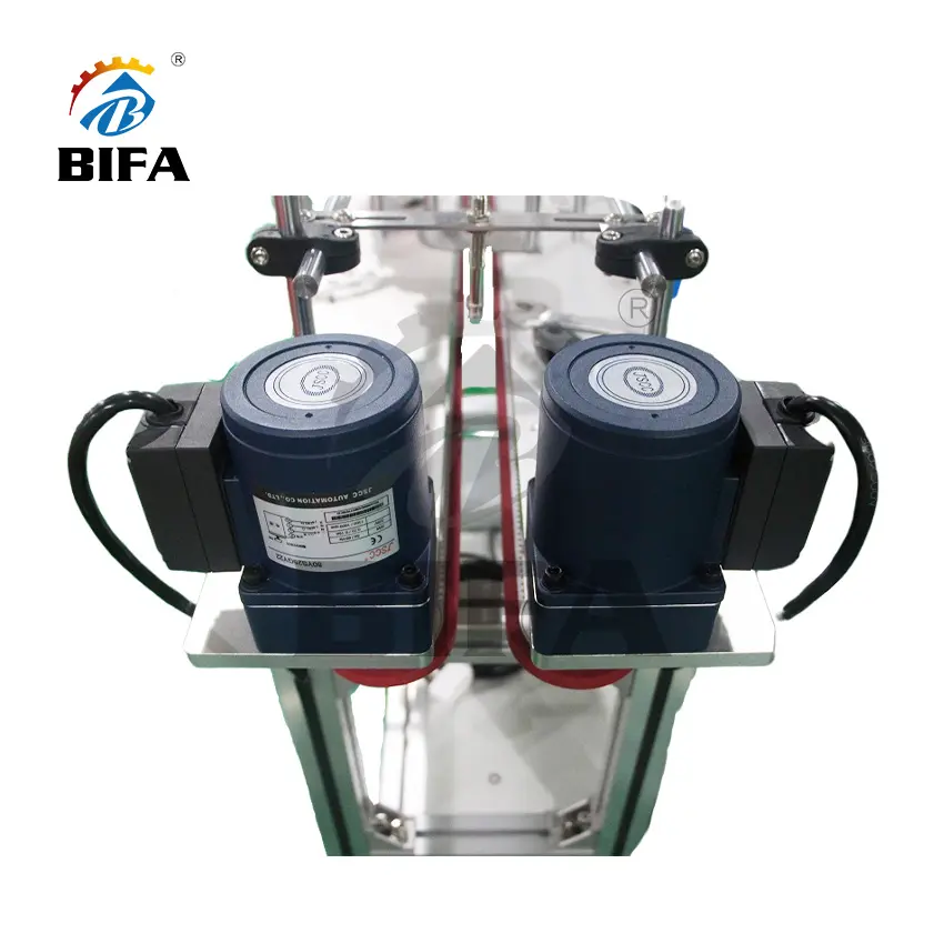 Bifa personnalisé en acier inoxydable sans fond Hugger serrage convoyeur à bande à poignée latérale pour flacon de bouteille