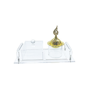 ที่จุดธูปไม้จันทน์หอมแบบตะวันออกทรงกลางทำจากทองคำออกแบบได้ตามต้องการ - Product Image 3