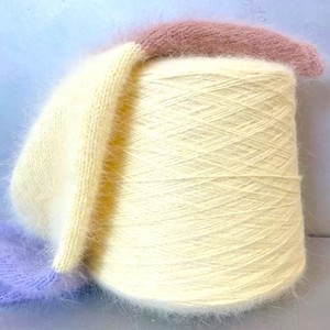 1/15NM 50% ANG 50% Nylon doux et moelleux Cultiver des poils de vison <span class=keywords><strong>Laine</strong></span> mélangée pour tricoter Pull - Product Image 4