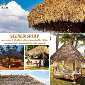 משלוח כלים PVC פלסטיק סכך גג מלאכותי סינטטי דקל רעף - Product Image 6