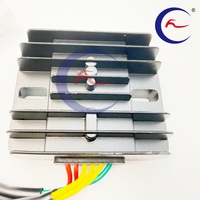 Régulateur de tension redresseur FIGHTER MOTO pour moto 110CC, éclairage à 6 broches, stabilisateur double batterie SMASH110 Noir