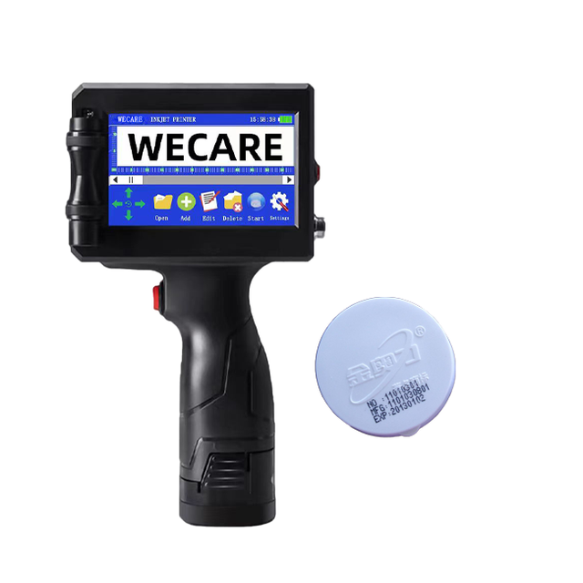 WECARE H71 Portable Inkjet Printers Printer Machine Eco Solvent Printer Sticker Printing Machine for Small Business at Home