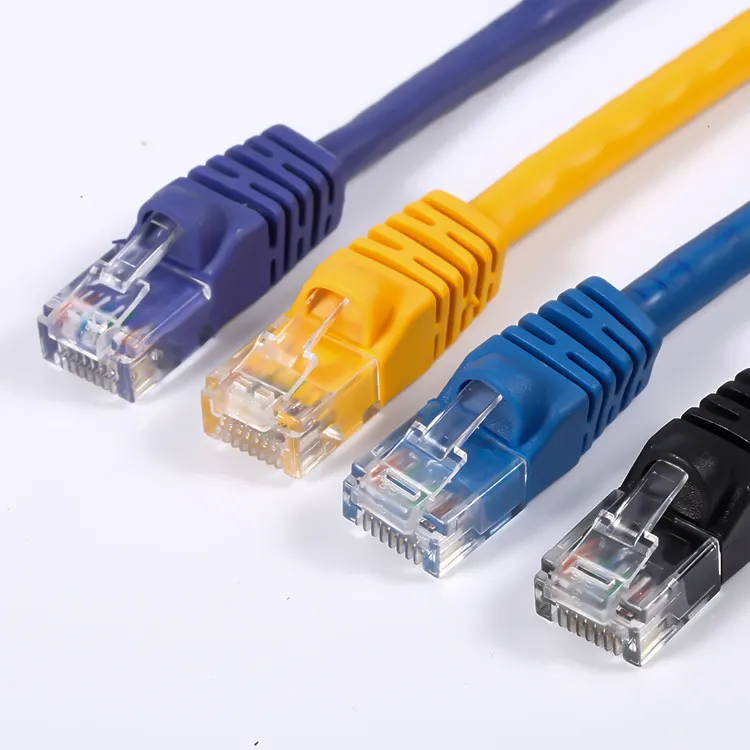 Cat5E katze 6 cat6a Round UTP Patch Cord Ethernet Cable For Communicate