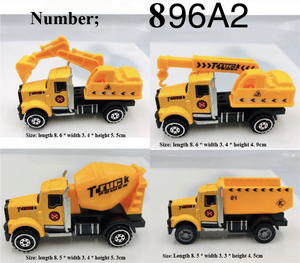 מכונית מתנה הנדסת רכב דגם diecast מכונת מתנות שש חופר צעצוע סיטוני מכונית מטוס דגם decast צעצוע - Product Image 2
