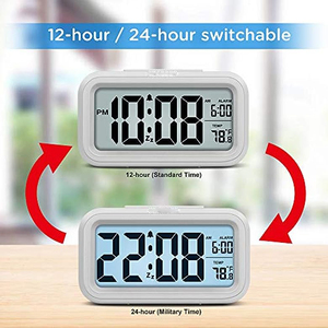 Wholesale Cheap Electric Smart Digital Alarm Clock <b>Large</b> Display LED Mirror Home Decor <b>Table</b> Clock USB Powered Acoustic Control - Product Image 5