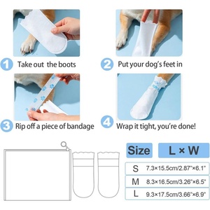 Grands <span class=keywords><strong>ou</strong></span> petits sols intérieurs marche protecteur jetable anti-dérapant anti-saleté confortable chaussons pour <span class=keywords><strong>chat</strong></span> chien couvre-pieds <span class=keywords><strong>botte</strong></span> de chaussure - Product Image 2