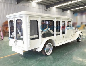 Classic White Rolls Funeral Hearse New Customised High Quality Electric Funeral Hearse Cart Special Transportation - Product Image 5