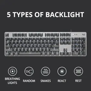 Logitech K845 Wired Mechanical Illuminated Keyboard 104 Keys USB Wired Backlight Mechanical Gaming Keyboard