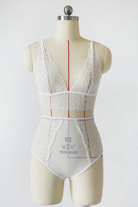 Più Del Merletto di Formato Bianco Nero Kimono Intima Degli Indumenti Da Notte Vestaglia Sexy Lingerie Hot Discoteca Abito Delle Donne Erotica Biancheria Intima di Pizzo Set - Product Image 6