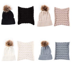 暖かいスカーフビーニー快適な帽子,ソフトキープ暖かい赤ちゃん - Product Image 1