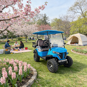 รถกอล์ฟ 4 ที่นั่ง แบตเตอรี่ลิเธียม 72V ขายดี สำหรับบริการรับส่งโรงแรม - Product Image 1