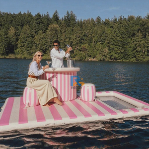 Tùy chỉnh kích thước bền nổi tính năng di động <span class=keywords><strong>Inflatable</strong></span> nước lều cho kỳ nghỉ bên - Product Image 3