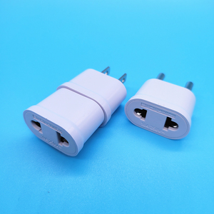 OEM Cobre Pequeño EE. UU. a Europa a AU EE. UU. Adaptador de enchufe Europa/Asia a EE. UU./Canadá Adaptador de enchufe europeo de enchufe de pared - Product Image 2