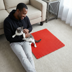 30x45cm Fabrik-Bestseller Rutschfeste Langlebige Leicht zu Reinigende Wasserabweisende Katzenstreu-Matte - Product Image 5