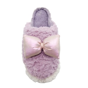 Pantoufle de maison pour dame vente chaude pantoufles en laine pour femmes jolies chaussures d'intérieur confortables antidérapantes chaussures d'hiver douce lumière chaude OEM - Product Image 2