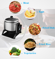 Mesin Pemasak Drum Makanan Restoran, Mesin Memasak Otomatis, Kapasitas 6l, Artificial Intelligence, Robot Memasak
