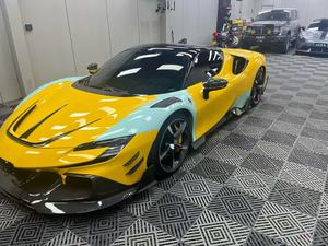 Kit Carrozzeria in Fibra di Carbonio Stile Msy per <span class=keywords><strong>Ferrari</strong></span> <span class=keywords><strong>SF90</strong></span>: Spoiler Anteriore, Diffusore Posteriore e Alettone - Product Image 4