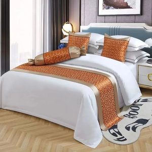 Nhà Máy Giá 100% Bông Trải Giường Trắng Khách Sạn Bộ Đồ Giường Đôi Bộ 200TC Duvet Cover - Product Image 3