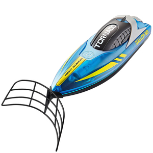 Nuovo modello HJ819T luci di controllo del gioco LED giocattolo per bambini ad alta velocità 2.4GHz <span class=keywords><strong>RC</strong></span> acqua barca da calcio - Product Image 1