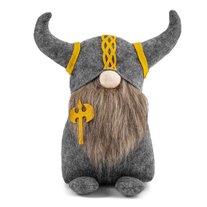Gnomo vikingo de Navidad WJC01 Rudolph muñeca sin rostro megáfono decorativo gladiador muñeca creativa escritorio ornamento Duende - Product Image 6