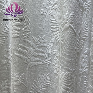 Cortinas Translúcidas Jacquard con Diseño Ondulado 3D en Relieve, Tamaño Personalizado, Elegante Diseño Arrugado, Superficie Texturizada Tipo Gamuza, Protección UV - Product Image 6