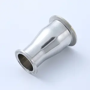 Riduttore Triclamp concentrico 3A in acciaio inossidabile lucido sanitario codo inox 304 316L