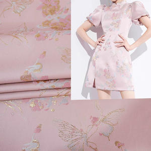 Gilet en brocart Jacquard Fil teint en continu Brocart Song Style ancien Tissu bon marché - Product Image 1