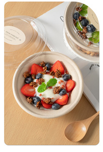 Caja Rectangular Desechable de Pulpa de Grado Alimenticio para Envasar <span class=keywords><strong>Ensaladas</strong></span> Frías, Helados y Polvos - Product Image 2