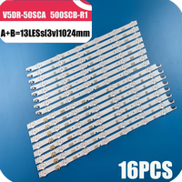 Bande LED rétroéclairée en aluminium IP66 pour réparation de téléviseur, modèles UA50JS7200K et V5DR-50SCA
