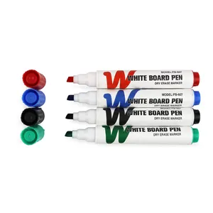 स्कूल और ऑफिस के लिए 4 रंग के नॉन-टॉक्सिक इंक आर्ट मार्कर ड्राई इरेज़ व्हाइटबोर्ड मार्कर पेन खूब बिकते हैं