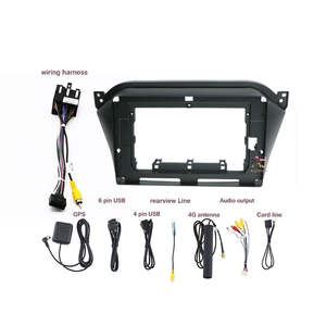 Harnais de câblage de cadre d'usine Aijia Canbus GPS pour VW Golf VI avant 2013 9 pouces Fascia Accessoires de voiture - Product Image 1