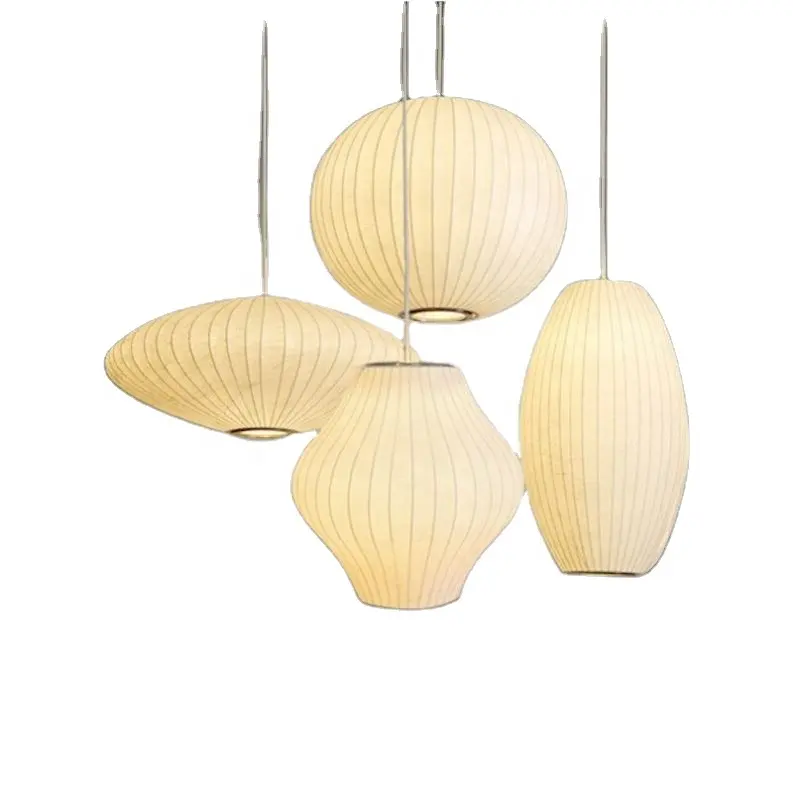 Moderne Pendel leuchten Beleuchtung Dekor Home Fixtures Küche Hängelampen LED Pendel leuchte Licht Nordic Fabric Living Room Indoor