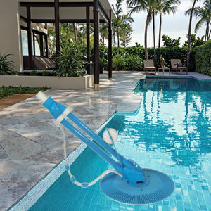 Nettoyeur de <span class=keywords><strong>piscine</strong></span> automatique, aspiration latérale, nettoyeur de <span class=keywords><strong>piscine</strong></span> <span class=keywords><strong>hors</strong></span> <span class=keywords><strong>sol</strong></span> bleu/blanc - Product Image 2