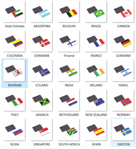 עיצוב מטבח ביתי מתנה עיר תיירות מקרר מגנט גודל מותאם אישית שרף מקרר אפוקסי מגנט המדינה דגל מזכרת למקרר - Product Image 3