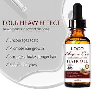 Private Label OEM <b>Natural</b> Organic Ginger Refreshing Hair-Repairing <b>Oil</b>-Control Fast 7days Argan Hair Growth <b>Oil</b> Serum - Product Image 3