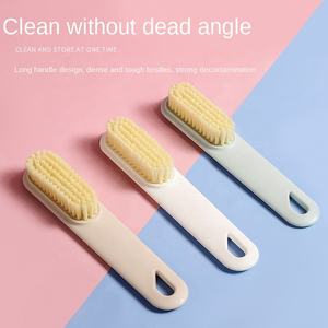 A2998 sikat pembersih rumah tangga, alat cuci bahan plastik lubang gantung penggosok sepatu dan pakaian bulu lembut - Product Image 3