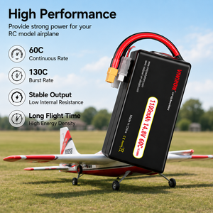 Batterie de drone du fabricant 1100mAh 14.8V 60C à décharge rapide, longue autonomie, cellule de drone pour la photographie aérienne de course - Product Image 3