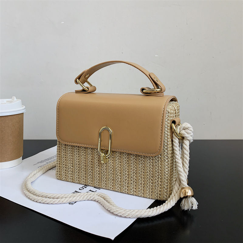 2021 Fashion Trendy Woven Box Purses Ladies Hot Sell Hand Bag