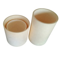 Creuset en corindon d'alumine haute température / Creuset en céramique pour la fusion, capacité 50 ml