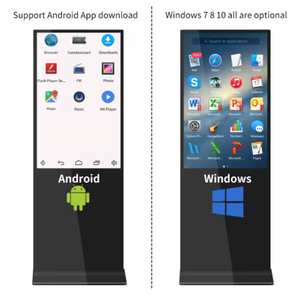 43-inch Android nối LED hiển thị <span class=keywords><strong>kiosk</strong></span> quảng cáo kỹ thuật số màn hình tầng đứng Totem kỹ thuật số biển Máy nghe nhạc - Product Image 3