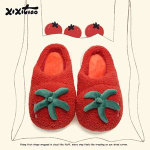 נעלי בית פרוותיות בצורת לחם, חמות, נגד החלקה, לזוגות, נעלי בית חמודות לחורף, למכירה בסיטונאות - Product Image 2