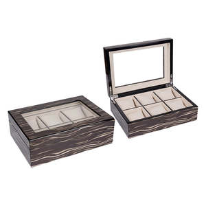 Estuches de Almacenamiento de Madera con Logotipo Personalizado de Lujo para Relojes y Joyas, Empaque para Regalo - Product Image 2