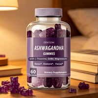 Gummies d'Ashwagandha en gros saveur baies mélangées pour adultes – Soutien immunitaire et anti-stress – Supplément végétalien à la pectine – Marque privée