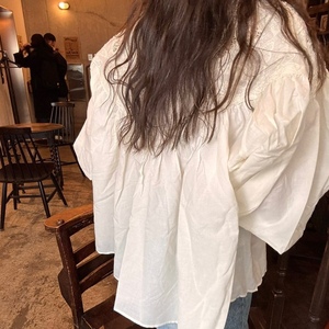 Blusa de Moda para Mujer con Bordado Jacquard y Cordones, Manga Larga - Product Image 2