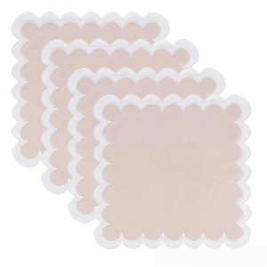 Vente en gros <span class=keywords><strong>de</strong></span> grands sets <span class=keywords><strong>de</strong></span> table carrés en coton et <span class=keywords><strong>lin</strong></span> avec bords brodés pour les banquets <span class=keywords><strong>de</strong></span> mariage, les fêtes et les décorations <span class=keywords><strong>de</strong></span> traiteur. - Product Image 6