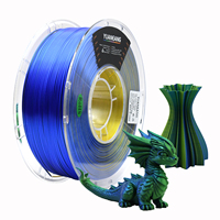 Filamen Cetak 3D PLA Silk Dual-Color Kualitas Premium 1.75mm Bahan Cetak Terlaris Perlengkapan Printer PLA